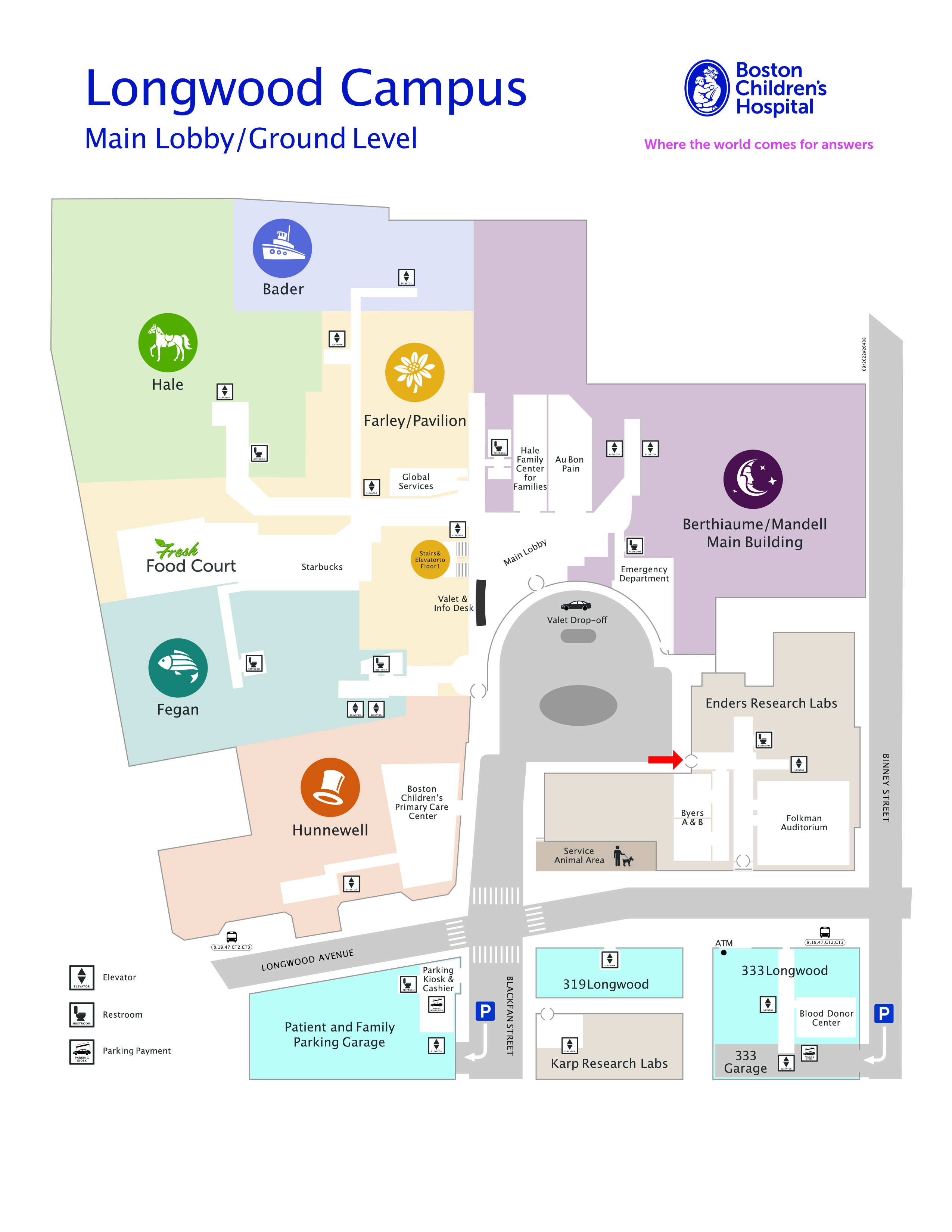 Longwood Campus Map